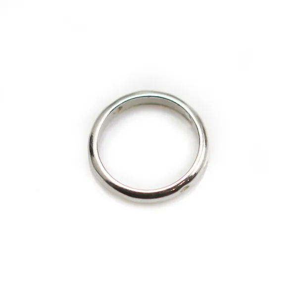 Intercalaire en argent 925, de forme ronde, avec 2 trous, 13mm x 2pcs