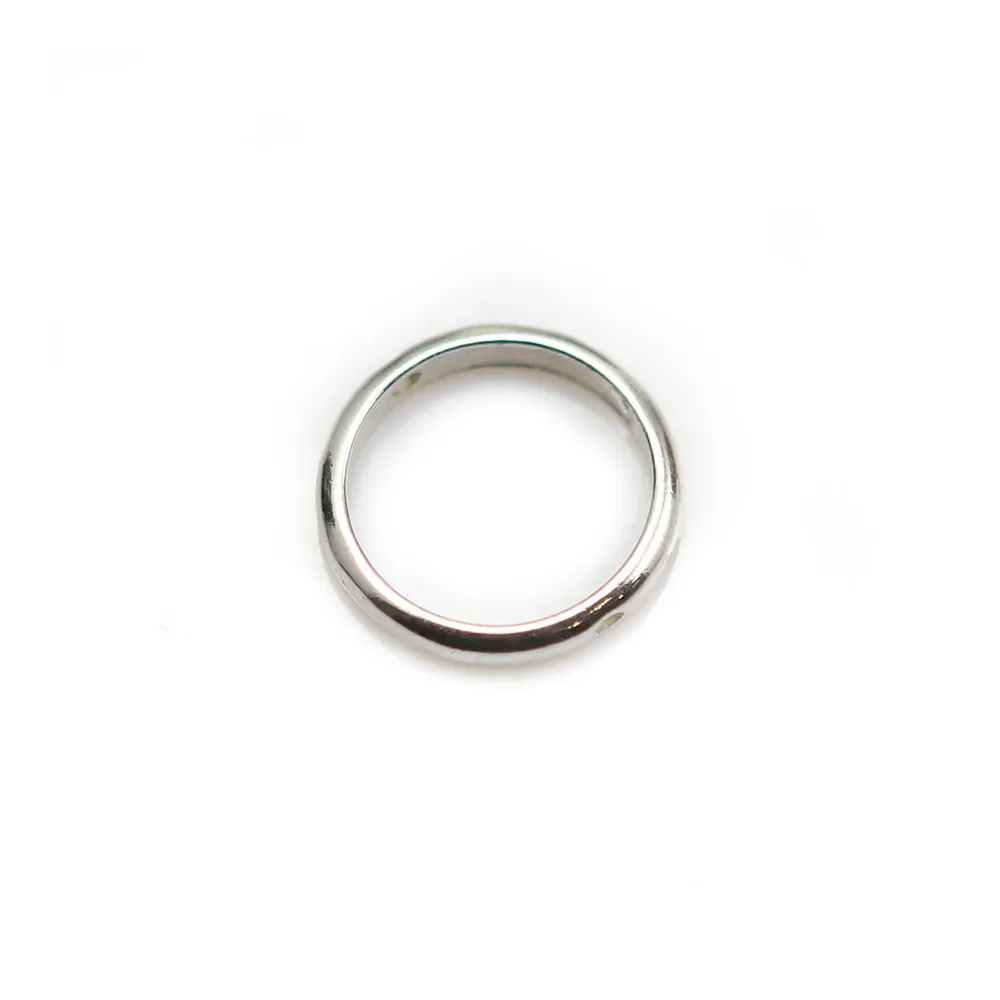 Intercalaire en argent 925, de forme ronde, avec 2 trous, 13mm x 2pcs