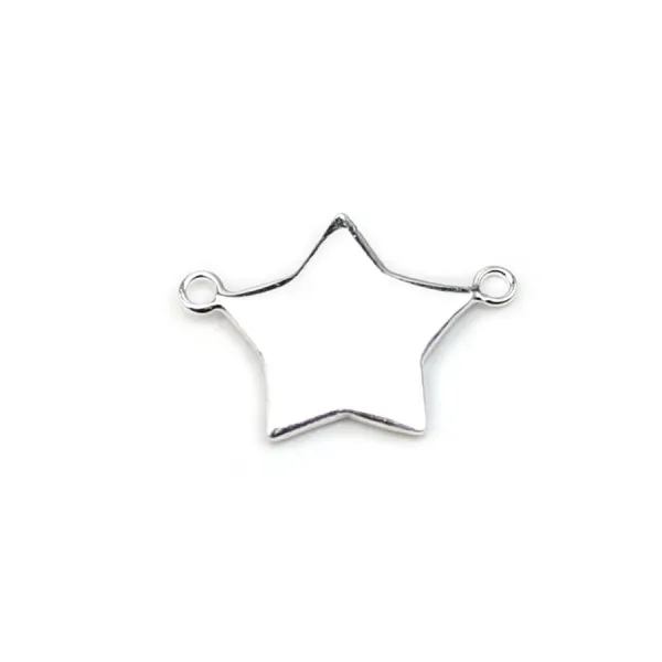 Intercalaire ancre en argent 925  9x19mm x 1pc
