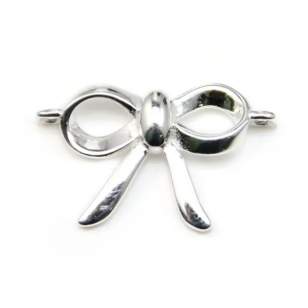 Intercalaire fleur en argent 925 16x18mm x 1pc