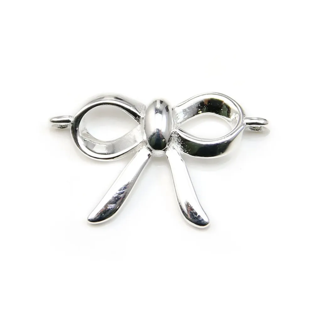Intercalaire fleur en argent 925 16x18mm x 1pc
