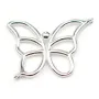 Intercalaire lune en argent 925 9x18mm x 1pc