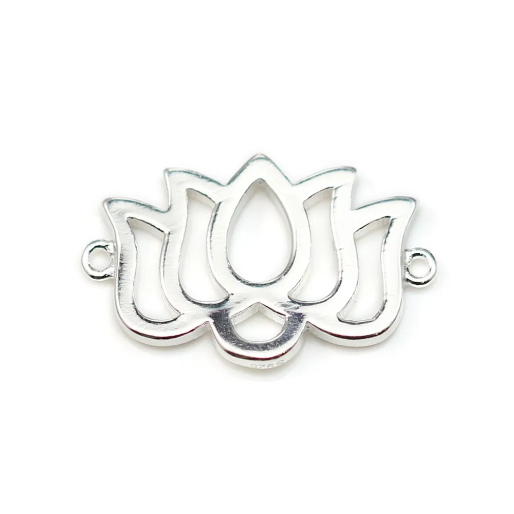 Intercalaire papillon en argent 925 14x20mm x 1pc