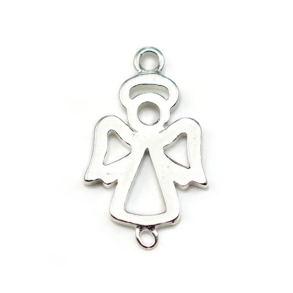 925 sterling silver spacer star 12x17mm x 1pc