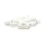 Intercalaire étoile en argent 925 12x17mm x 1pc