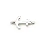 Intercalaire ancre en argent 925  9x19mm x 1pc