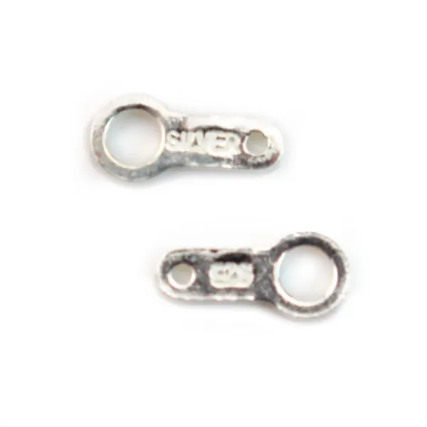 Tag  Argent  925  7mm x 10 pcs 