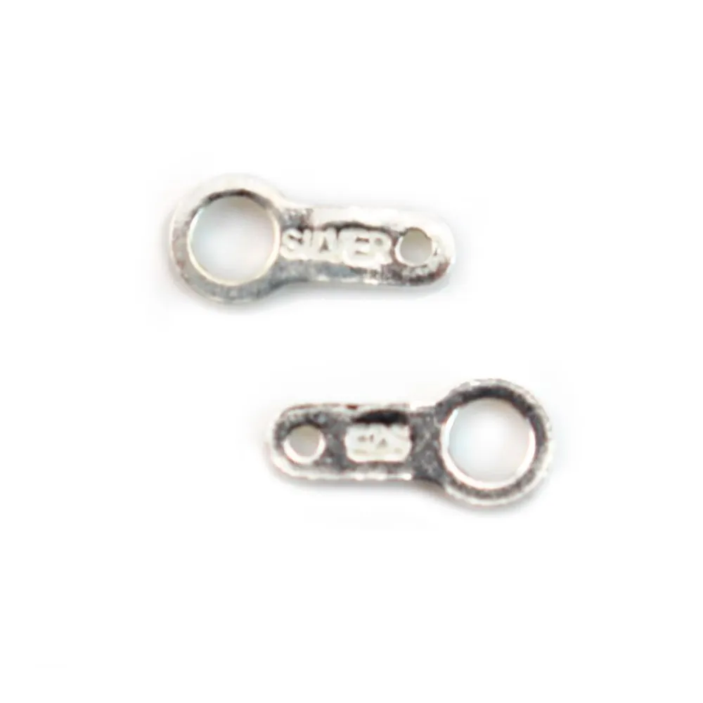 Tag  Argent  925  7mm x 10 pcs 