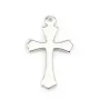 Argent 925 pendantif Croix 12x20mm x 1pc