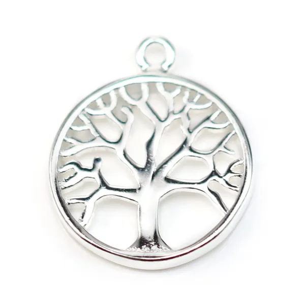 Breloque renard en argent 925 12x14mm x 1pc