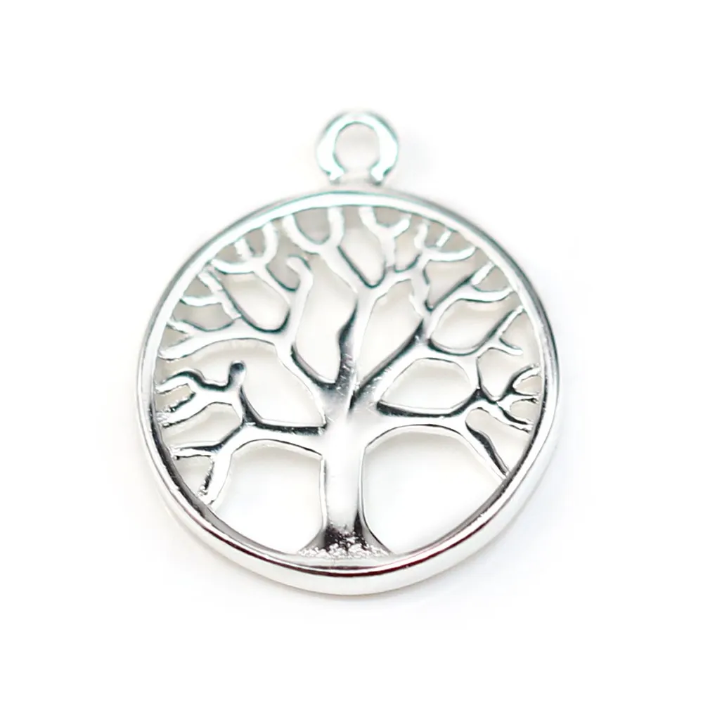Breloque renard en argent 925 12x14mm x 1pc