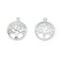 Breloque renard en argent 925 12x14mm x 1pc