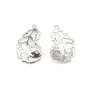 Breloque plume en argent 925 24mm x 1pc