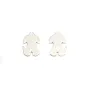 Breloque chien en argent 925  18x11mm x 1pc