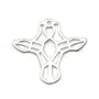 Breloque en argent 925, en forme de buffle, 18 * 20mm x 1pc