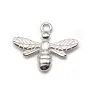 Breloque en argent 925, en forme d'abeille, 15 * 11.5mm x 2pcs