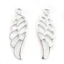 Breloque aile ciselée Argent 925  22 *9 mm x 2 st 