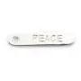 925 Sterling Silver  Peace charm 19x4mm x 1pc