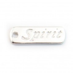 925 Sterling Silver Spirit charm 17x6mm x  2pcs 