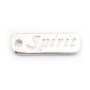 925 Sterling Silver Spirit charm 17x6mm x  2pcs 