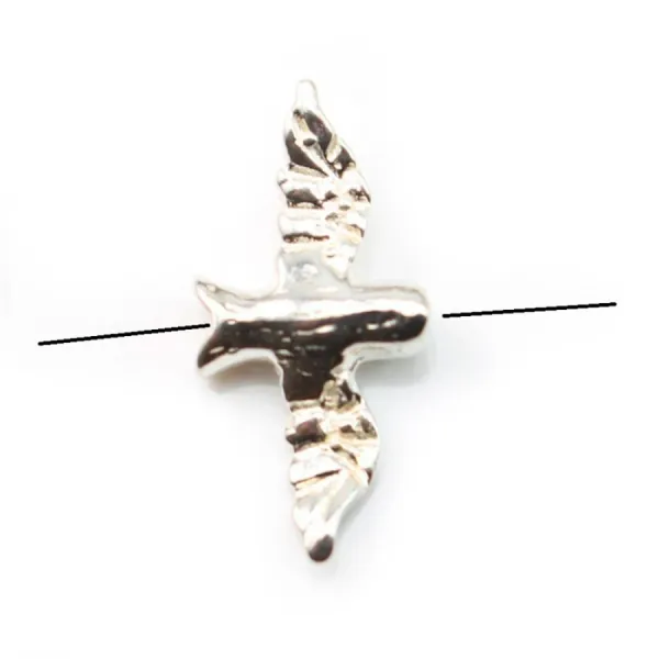 Argent925 pendant hirondelle  7x14mm  x 2 st