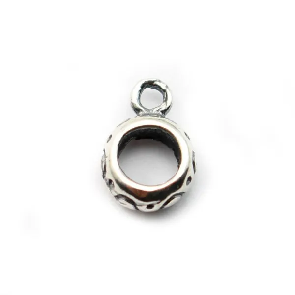 Argent 925 rondelle 7mm x 2pcs
