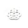 Breloque celtique en argent 925 , 13.5x16mm x 1pc