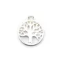 Arbre en argent  925 ,13.7x16.7mm x 1pc