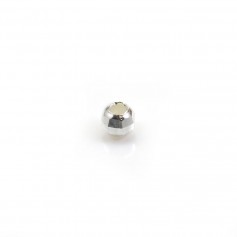 Silver 925 Faceted Ball Bead  4mm x10pcs