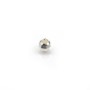 Silver 925 Faceted Ball Bead  4mm x10pcs