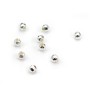 Silver 925 Faceted Ball Bead  4mm x10pcs