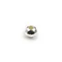 Argent 925 Boule Ronde facette 6mm x 6pcs