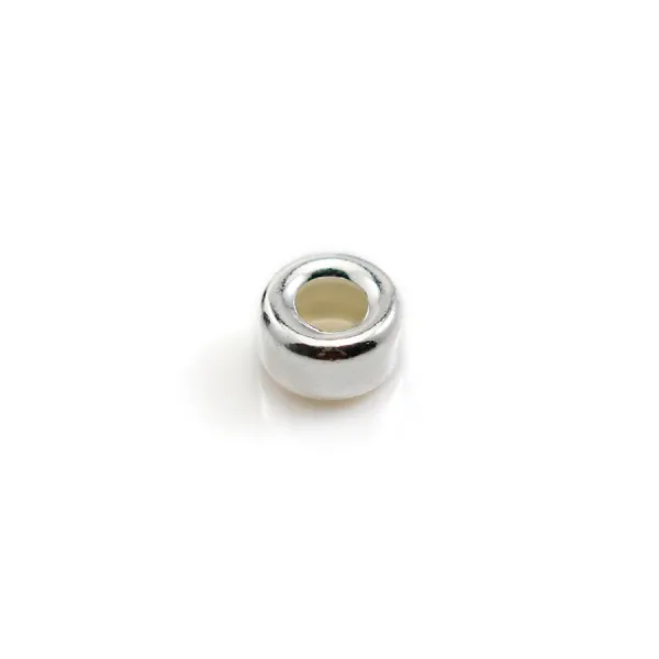 Anneaux Rond Plat  6mm Argent 925 x 6pcs