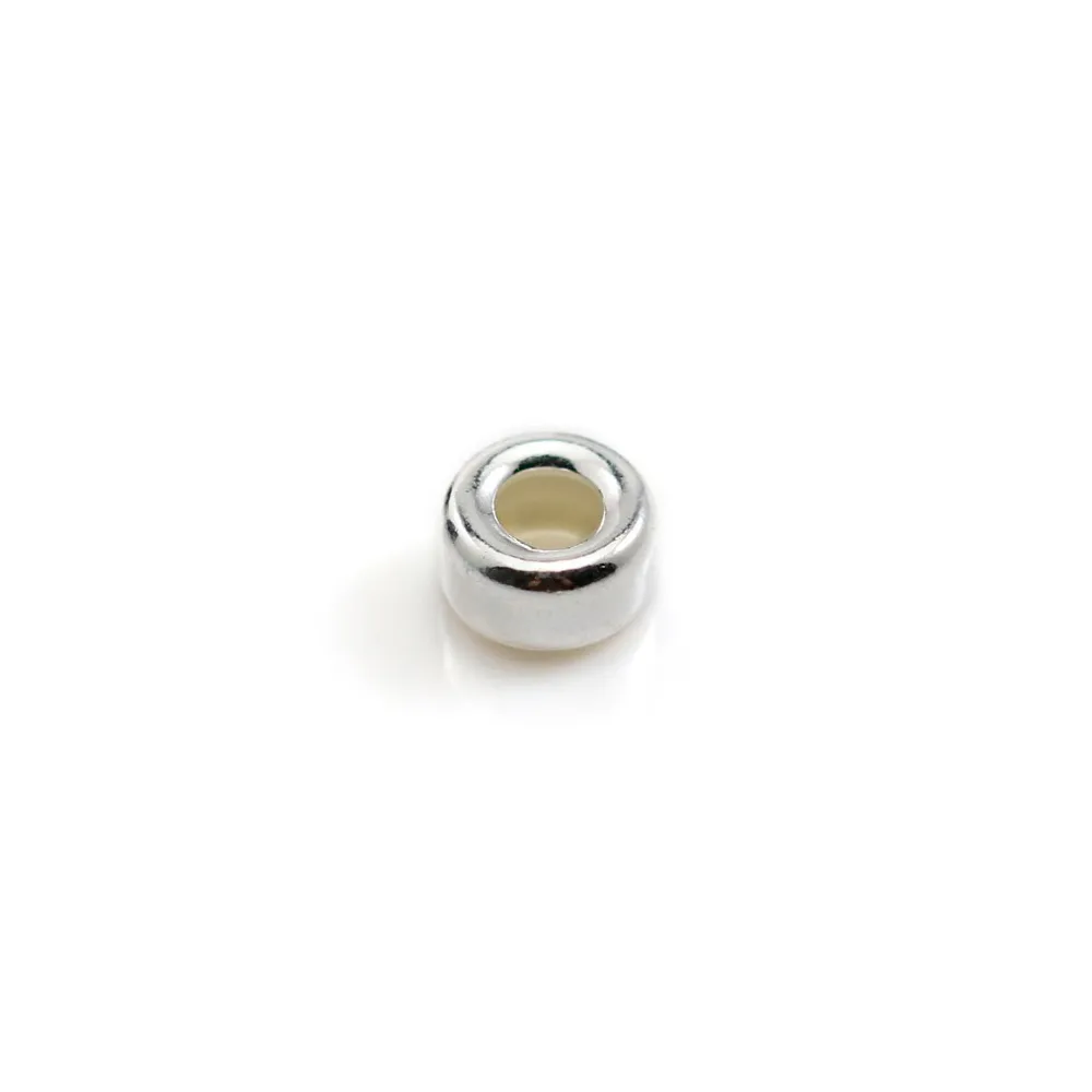 Anneaux Rond Plat  6mm Argent 925 x 6pcs