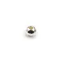 Argent 925 Boule Ronde facette 5mm x 10pcs
