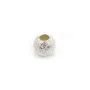 925 sterling silver shiny round bead 8mm x 1pc