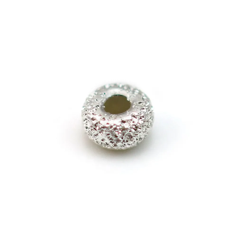 Disque en Argent 925 diamenté 3.2 x 2mm x 20pcs