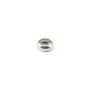 Argent 925 rondelle avec zircon 12x8mm x 4 pcs