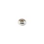 Argent 925 rondelle avec zircon 12x8mm x 4 pcs