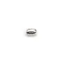 Argent 925 Anneaux Rond Plat diamenté 5.5mm  x 4 pcs