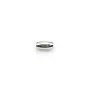 Argent 925 Anneaux Rond Plat diamenté 5.5mm  x 4 pcs