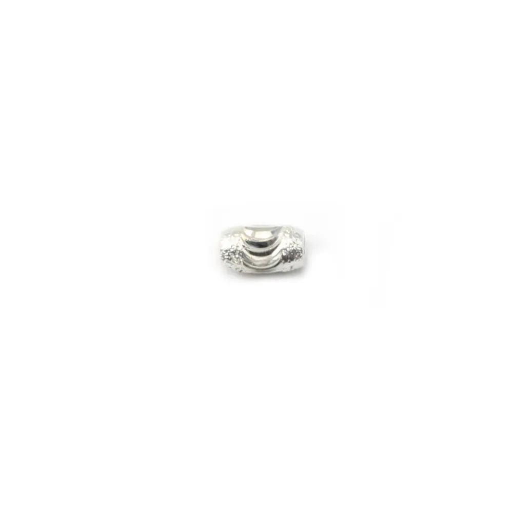 Argent 925 Anneaux Rond Plat diamenté 5.5mm  x 4 pcs