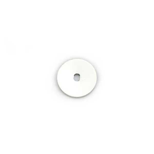 Disque 1 trou en argent 925  8 mm x 5pcs