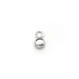 Pendentif en argent 925, avec serti pour cabochon rond de 4 mm x 2pcs