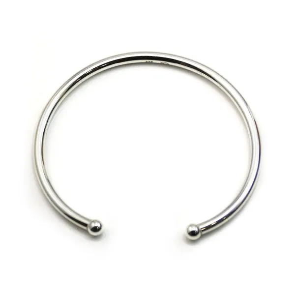 Bracelet jonc flexible 56mm en argent 925 x 1pc