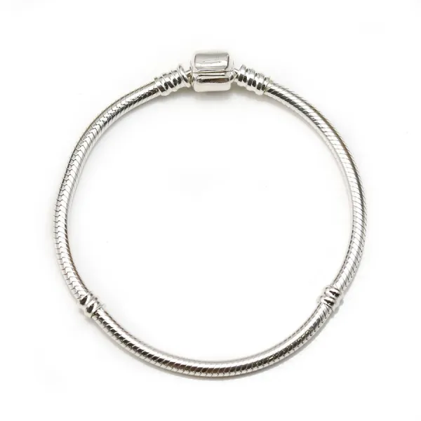 Bracelet en argent 925, maille serpentine, épaisseur de fil 3mm x 1pc