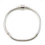 925 sterling silver bracelet, serpentine mesh, 3mm thread thickness x 1pc