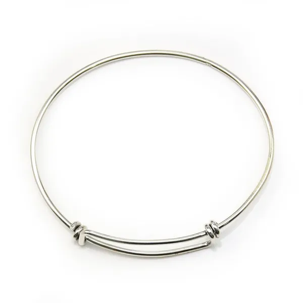 925 sterling silver  60mm flexible x 1pc