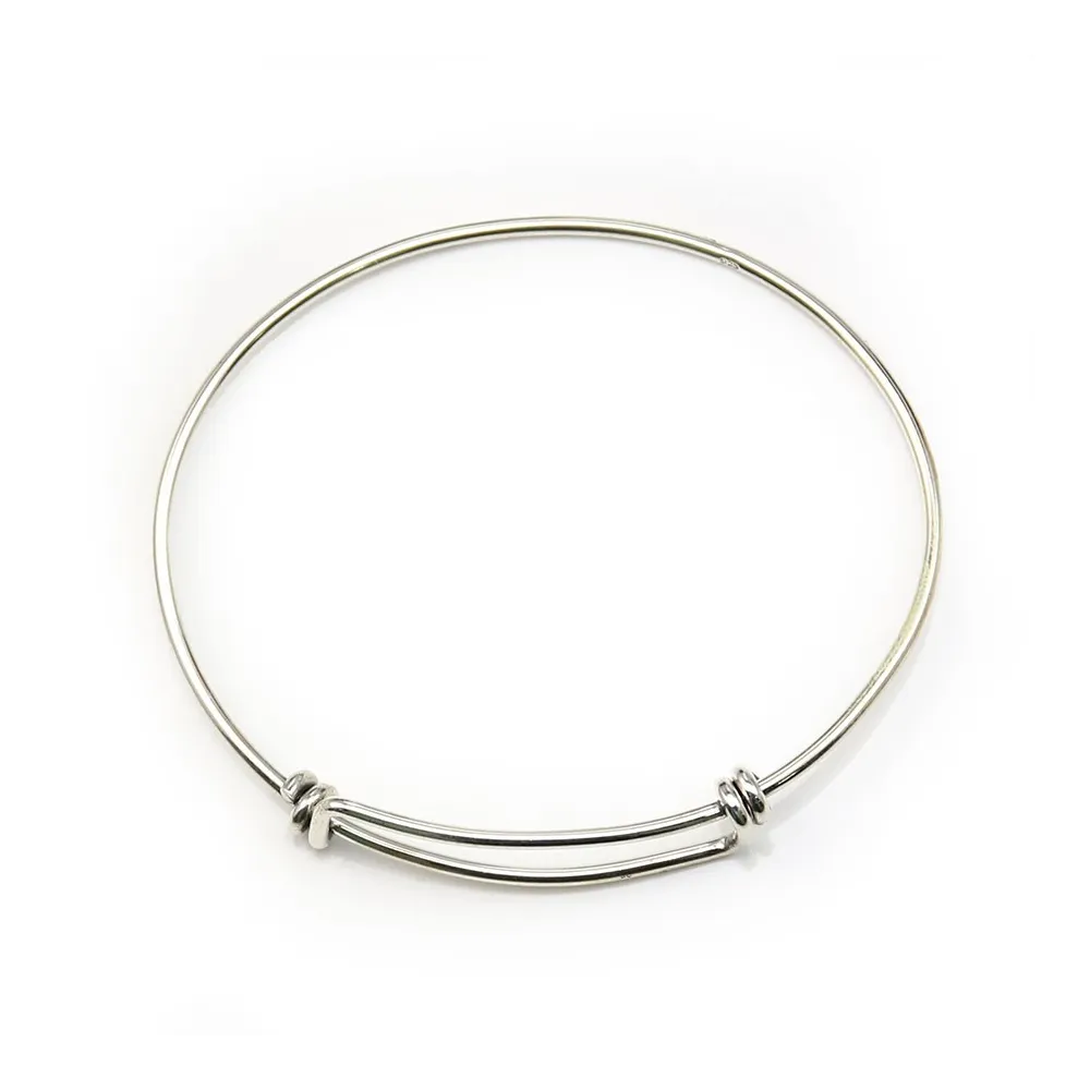 Argent 925 bracelet réglable 60mm x 1pc