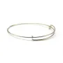 Adjustable bracelet in silver 925, measuring 57mm, x 1pc
